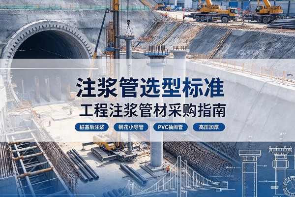 丹徒注浆管选型标准