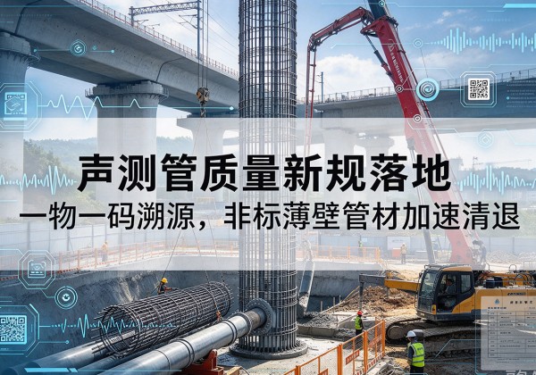 丹徒声测管质量新规落地，一物一码溯源，非标薄壁管材加速清退