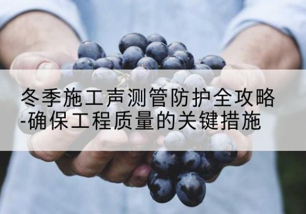 丹徒冬季施工声测管有哪些防护要点？-冬季施工声测管防护全攻略-确保工程质量的关键措施